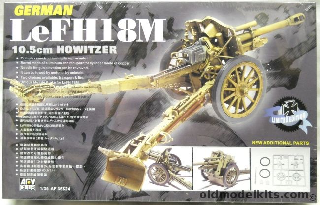 AFV Club 1/35 German LeFH18M 10.5cm Howizter, AFV35S24 plastic model kit