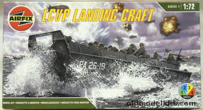 Airfix 1/72 LCVP Landing Craft - Higgins Boat, 01321 plastic model kit