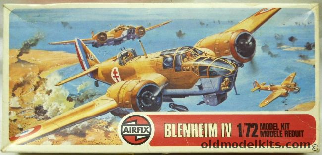Airfix 1/72 Bristol Blenheim IV - Free French or RAF Versions, 02027-1 plastic model kit
