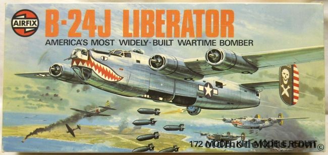 Airfix 1/72 Consolidated B-24J Liberator - USAAF 445th BG, 05006-3 plastic model kit