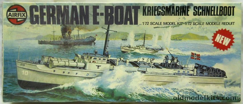 Airfix 1/72 German E-Boat - Kriegsmarine Schnellboot - S-Boat, 10280-1 plastic model kit