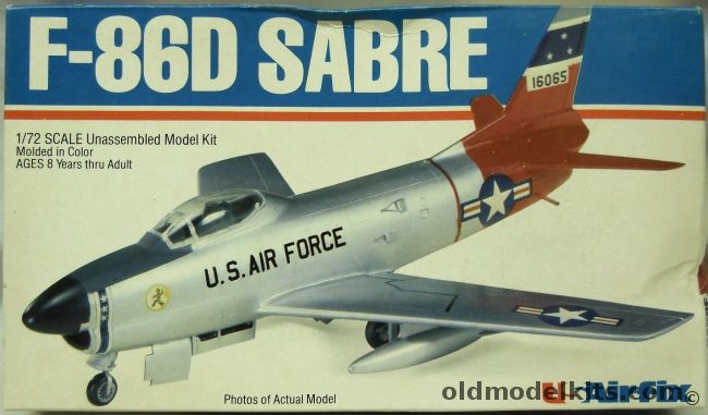 Airfix 1/72 North American F-86D Sabre Dog - USAirfix Issue, 20040 plastic model kit