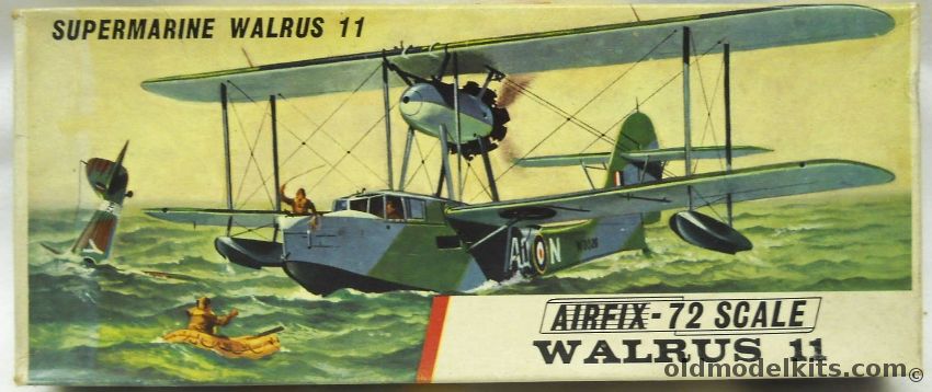 Airfix 1/72 Supermarine Walrus 11 - Type 3 Logo, 282 plastic model kit
