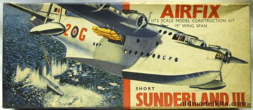 Airfix 1/72 Short Sunderland III - Type 2 Box Issue, 681 plastic model kit