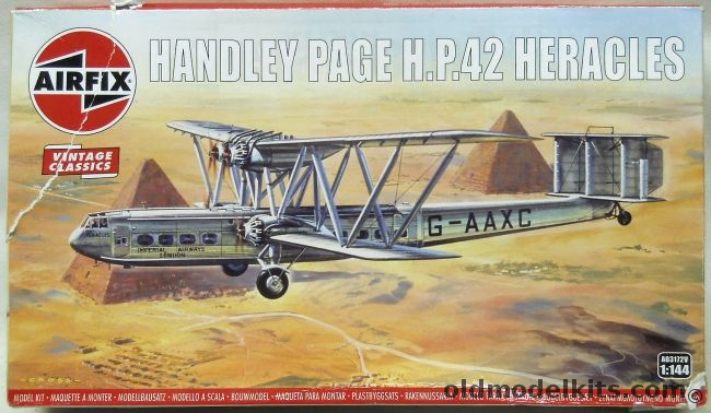 Airfix 1/144 Handley Page HP-42 Heracles, A03172V plastic model kit
