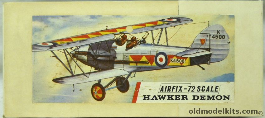 Airfix 1/72 Hawker Demon plastic model kit