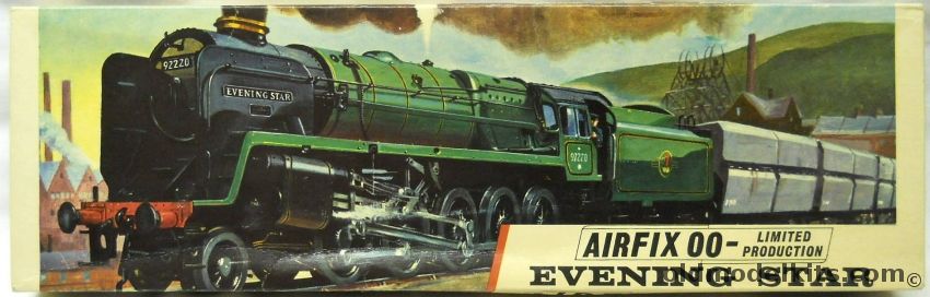 Airfix 1/87 Evening Star Steam Locomotive And Tender - The Last Steam Engine Built In Great Britain - Class 92000 Locomotive - HO And OO  Scale, R502 plastic model kit