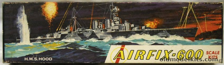 Airfix 1/600 HMS Hood Battlecruiser - Craftmaster Issue, S2-129 plastic model kit