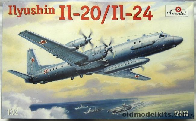 Amodel 1/72 Ilyushin Il-20 / Il-24, 72013 plastic model kit