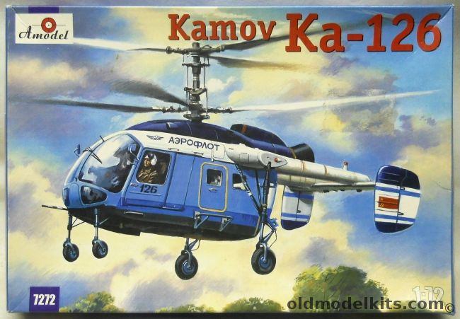 Amodel 1/72 Kamov Ka-126 - Aeroflot, 7272 plastic model kit