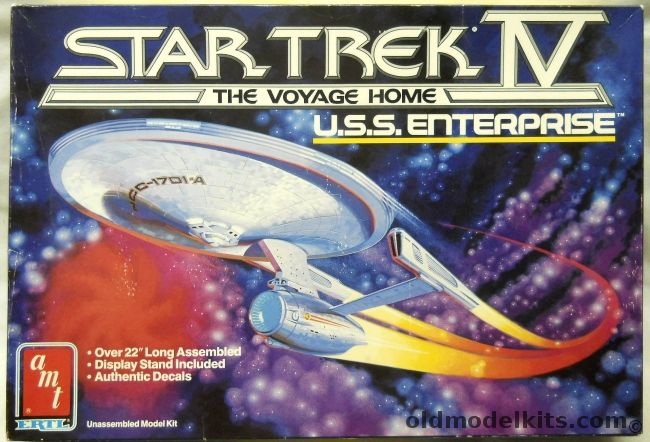 AMT Star Trek IV The Voyage Home USS Enterprise - NCC-1701-A, 6693 plastic model kit