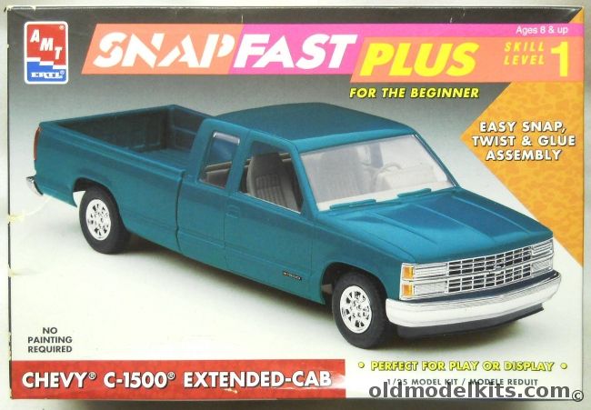 AMT 1/25 Chevrolet C-1500 Extended Cab Pickup Truck, 8965 plastic model kit