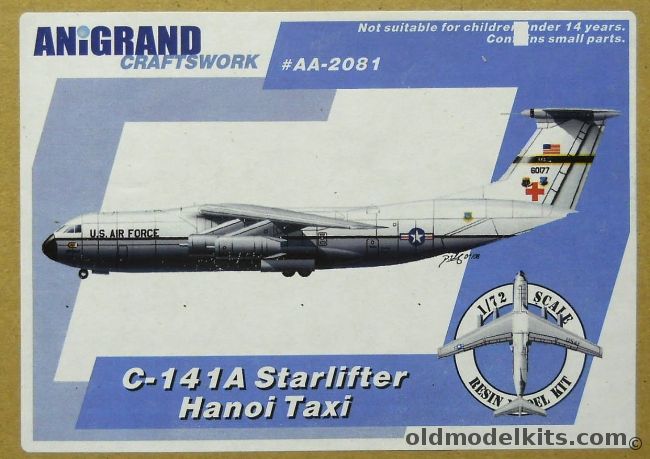 Anigrand 1/72 C-141A Starlifter Hanoi Taxi, AA2081 plastic model kit