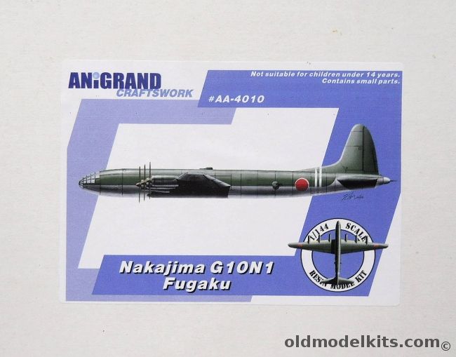 Anigrand 1/144 Nakajima G10N1 Fugaku, AA4010 plastic model kit