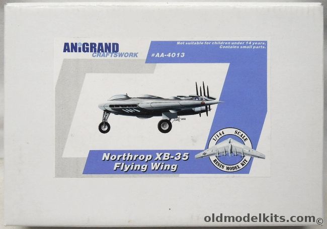 Anigrand 1/144 Northrop XB-35 Flying Wing, AA4013 plastic model kit