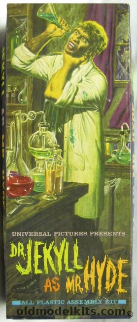 Aurora 1/8 Dr. Jekyll As Mr. Hyde - Orginal Issue, 460-98 plastic model kit