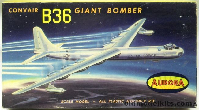 Aurora 1/333 Convair B-36 Giant Bomber - Peacemaker, 492-70 plastic model kit