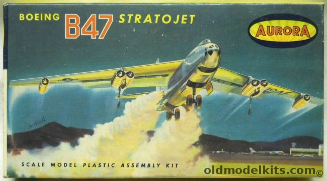 Aurora 1/180 Boeing B-47 Stratojet, 493-70 plastic model kit