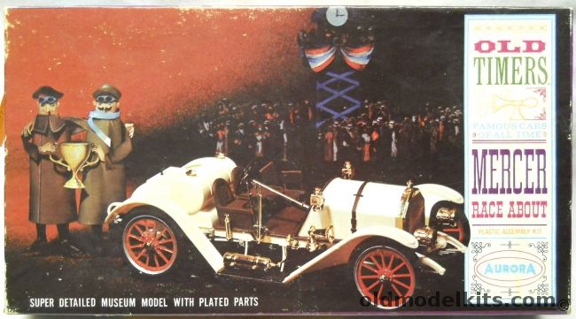 Aurora 1/16 1913 Mercer Raceabout Old Timers, 572-198 plastic model kit