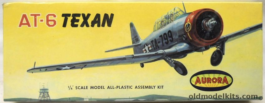 Aurora 1/48 AT-6 Texan, 70-100 plastic model kit