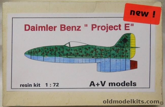 AV Models 1/72 Daimler Benz Project E plastic model kit
