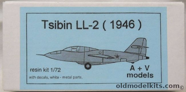 AV Models 1/72 Tsibin LL-2 - 1946 plastic model kit