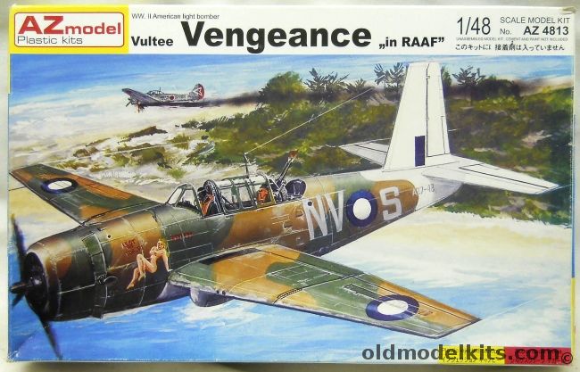 AZ Model 1/48 Vultee Vengeance A-35 RAAF Australia, AZ4813 plastic model kit