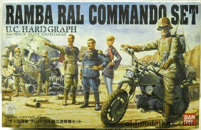 Bandai 1/35 Ramba Ral Commando Set - CU Hard Graph Mobile Suit Gundam, 0146729 plastic model kit