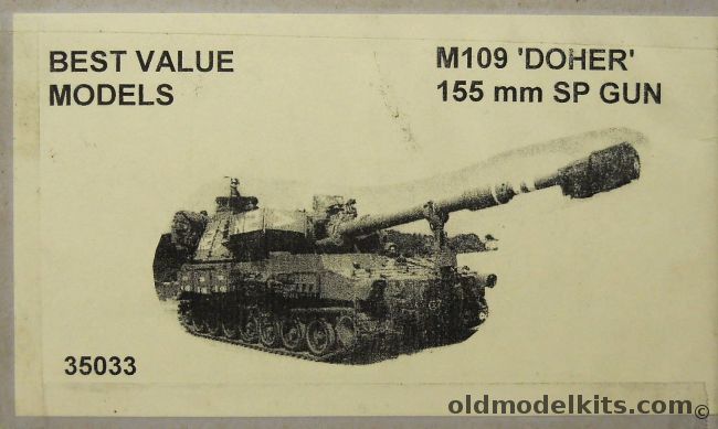 Best Value Models 1/35 M109 Doher 155mm SP Gun, 35033 plastic model kit