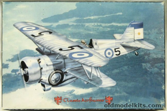 Classic Airframes 1/48 Curtiss Hawk III - Fuerza Aerea Argentina El Palomar 1938 / Fuerza Aerea Argentina Regimiento 2 March1945, 446 plastic model kit