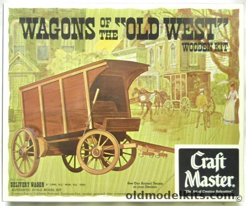 Craft Master Delivery Wagon - Wagons of the Old West, 50119-400 plastic model kit