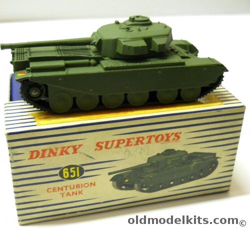 Dinky Toys Supertoy Centurion Tank, 651 plastic model kit