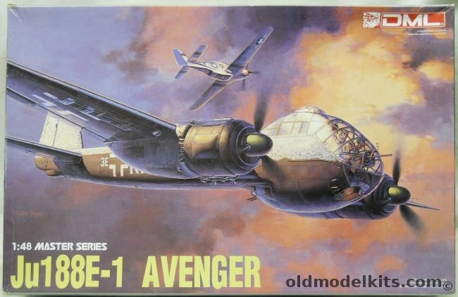 DML 1/48 Junkers Ju-188E-1 Avenger - KG6 Erprobungstaffell / Research Unit Ob.D1. / 1./KG66 Montdidier France 1944, 5518 plastic model kit
