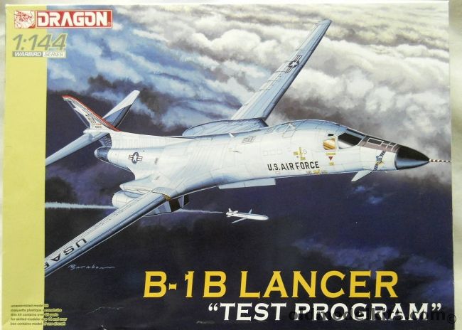 Dragon 1/144 B-1B Lancer Test Program, 4613 plastic model kit