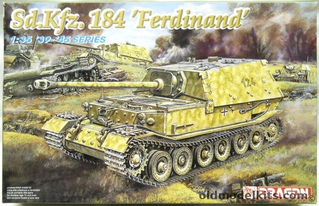 Dragon 1/35 Sd.Kfz.184 Ferdinand, 6133 plastic model kit