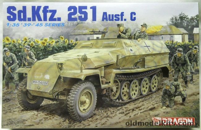 Dragon 1/35 Sd.Kfz. 251 Ausf. C, 6187 plastic model kit