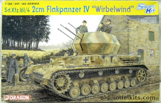 Dragon 1/35 Sd.Kfz.161/4 2cm Flakpanzer IV Wirbelwind, 6540 plastic model kit