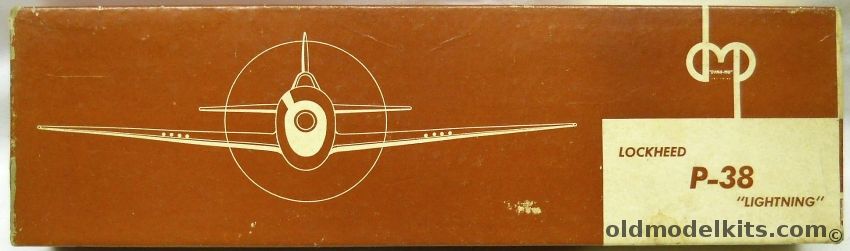 Dyna-Model 1/48 Lockheed P-38 Lightning - Wood and Metal Model Aircraft plastic model kit