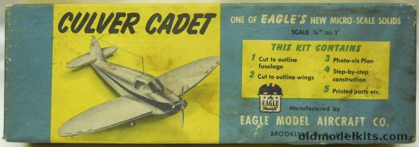 Eagle Model Aircraft Co 1/48 Culver Cadet - Light Aircraft plastic model kit