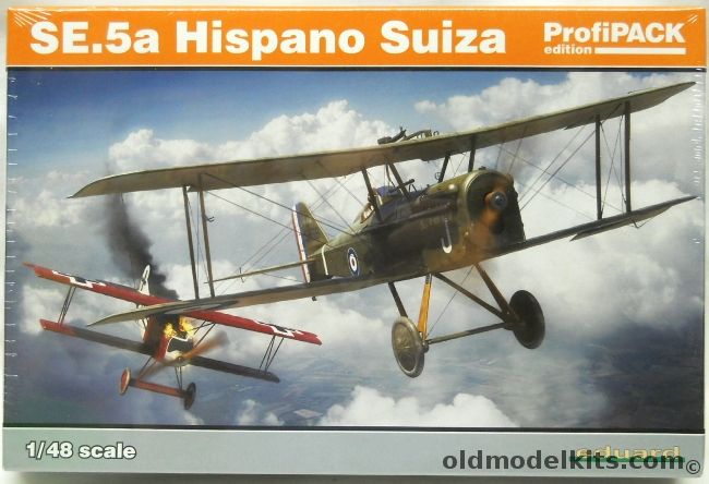 Eduard 1/48 Se-5A Hispano Suiza Scout Profipack - With Decals For 5 Aircraft, 82132 plastic model kit