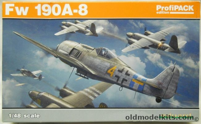 Eduard 1/48 Focke Wulf Fw-190A-8 Profipack - (Fw190 A-8), 82147 plastic model kit