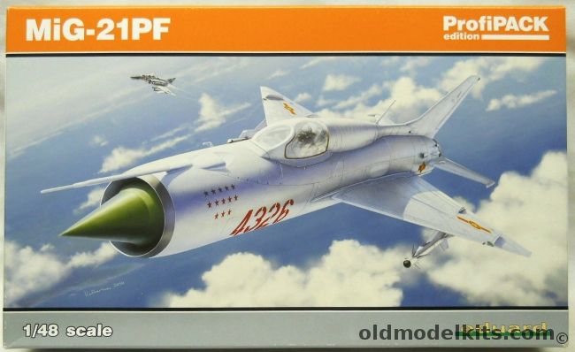 Eduard 1/48 Mig-21PF Profipack - Soviet Air Force In Czechsolovakia August 1968 / North Vietnam 60s/70s / East Germany / USSR 702 UAP / Polish Air Force 1980s, 8236 plastic model kit