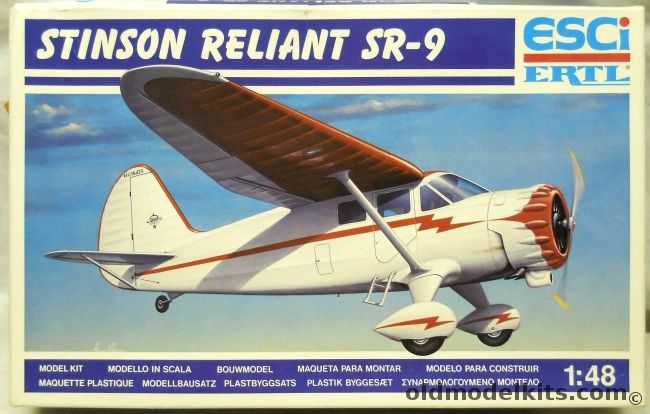 ESCI 1/48 Stinson Reliant SR-9, 4104 plastic model kit