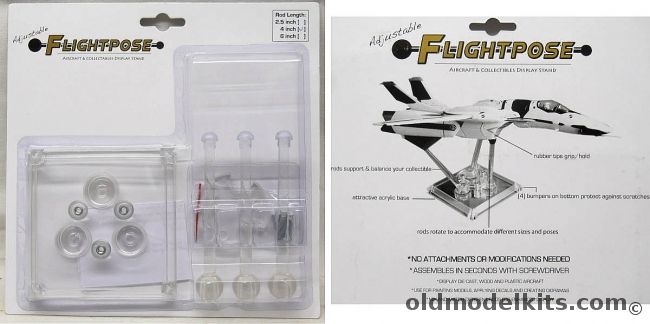 FlightPose 1/72 Adjustable Aircraft Display Stand 4 Inch plastic model kit