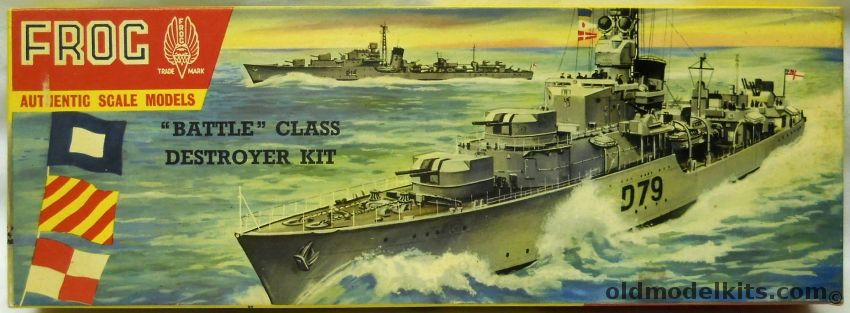 Frog 1/325 Battle Class Destroyer - HMS Cadiz D79, 346 plastic model kit