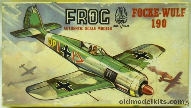 Frog 1/72 Focke-Wulf 190 - FW190, 393P plastic model kit