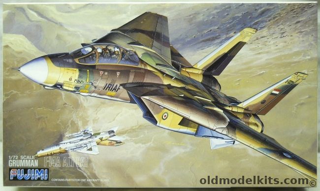 Fujimi 1/72 Grumman F-14A Ali-Cat Tomcat - Iranian Air Force Iran Iraq War / US Navy VF-41 Black Aces / VF-111 Sundowners NL200 CAG /, 28005 plastic model kit