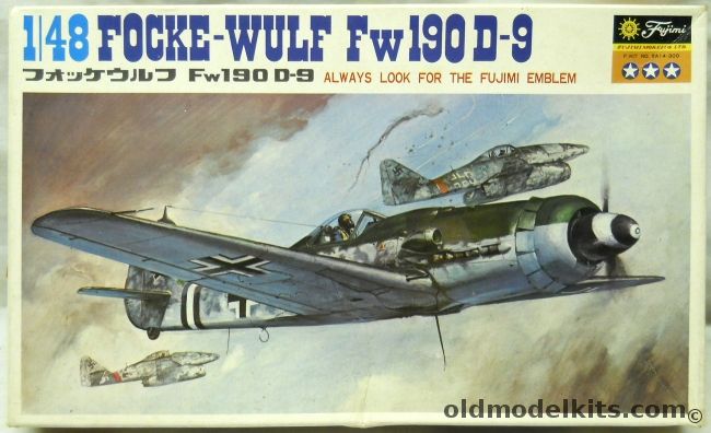 Fujimi 1/48 Focke-Wulf Fw-190 D-9 - III/54 Screen for Me-262 Unit Nowotny / VIII/JG2 'Richthofen' / 8 JG2 - (FW190D9), 5A14-300 plastic model kit