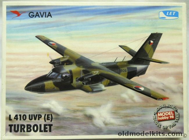 Gavia 1/72 TWO L-140 UVP Turbolet  - Civil LET / Aeroflot / Czech Air Force, 001-0698 plastic model kit