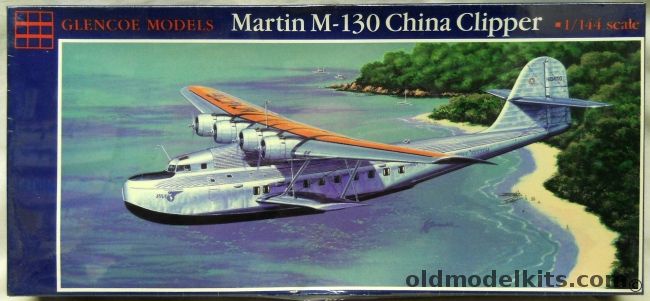 Glencoe 1/144 Martin M-130 Pan Am China Clipper - China Clipper / Hawaii Clipper / Philippine Clipper / Wartime Markings, 05505 plastic model kit